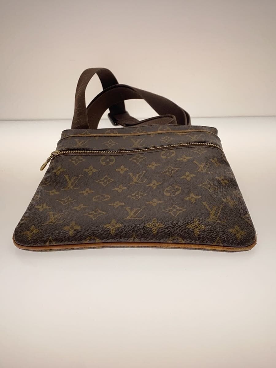 LOUIS VUITTON Pochette Valmy Monogram Canvas PVC BRW All-over pattern M40524 4