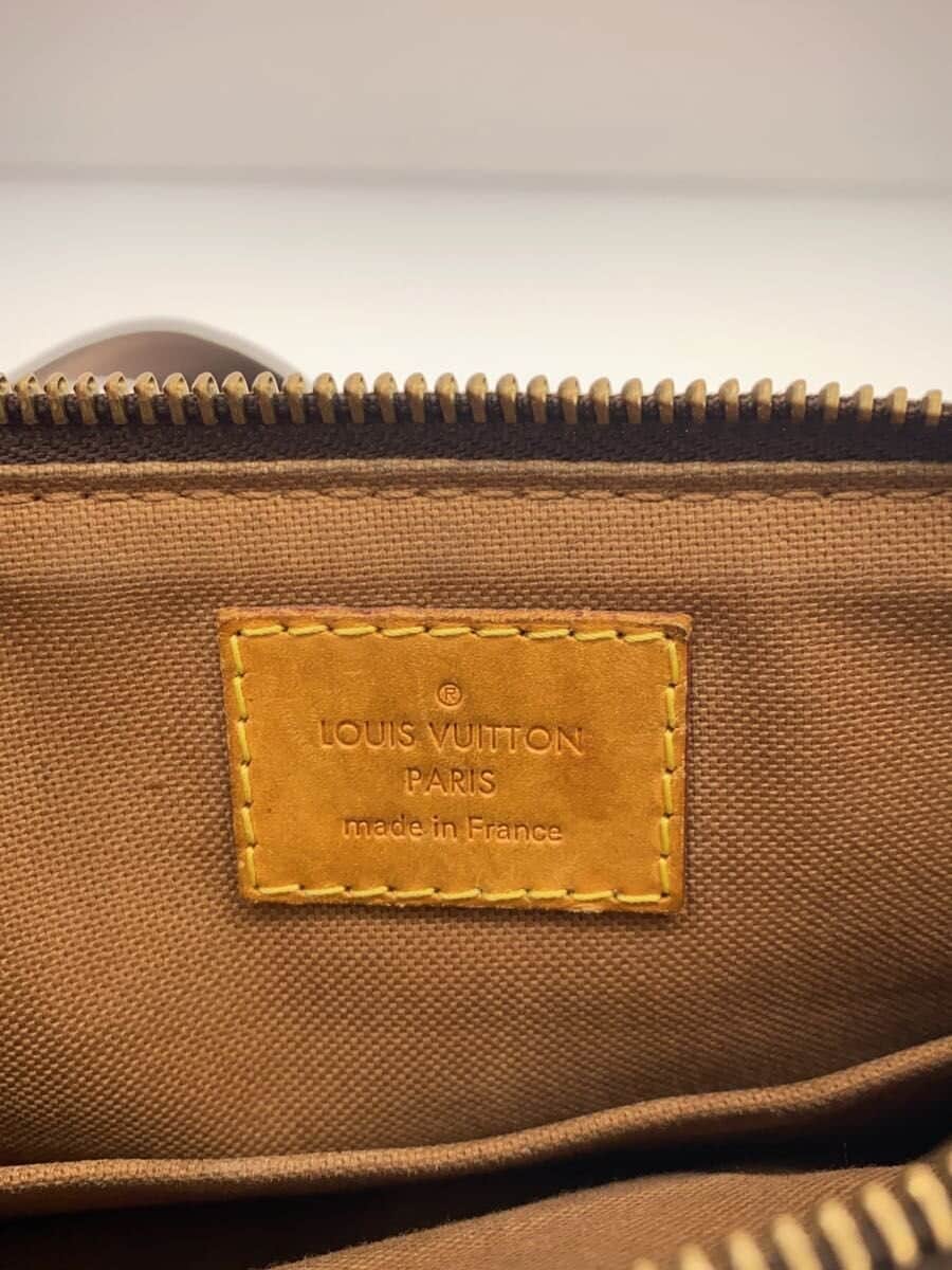 LOUIS VUITTON Pochette Valmy Monogram Canvas PVC BRW All-over pattern M40524 5