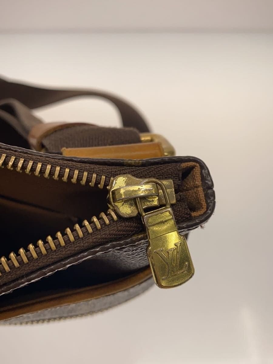 LOUIS VUITTON Pochette Valmy Monogram Canvas PVC BRW All-over pattern M40524 8