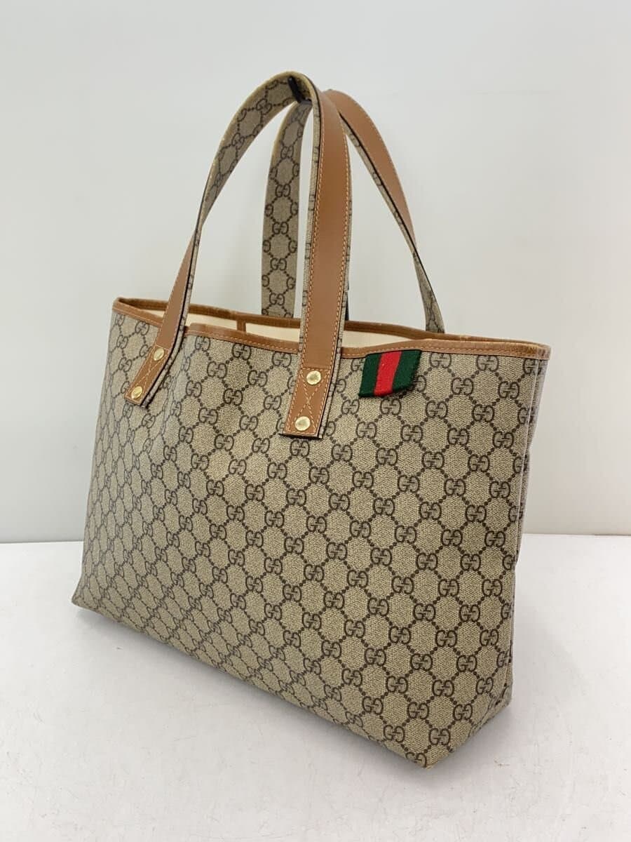 GUCCI tote bag -- BEG all-over pattern 211134 2