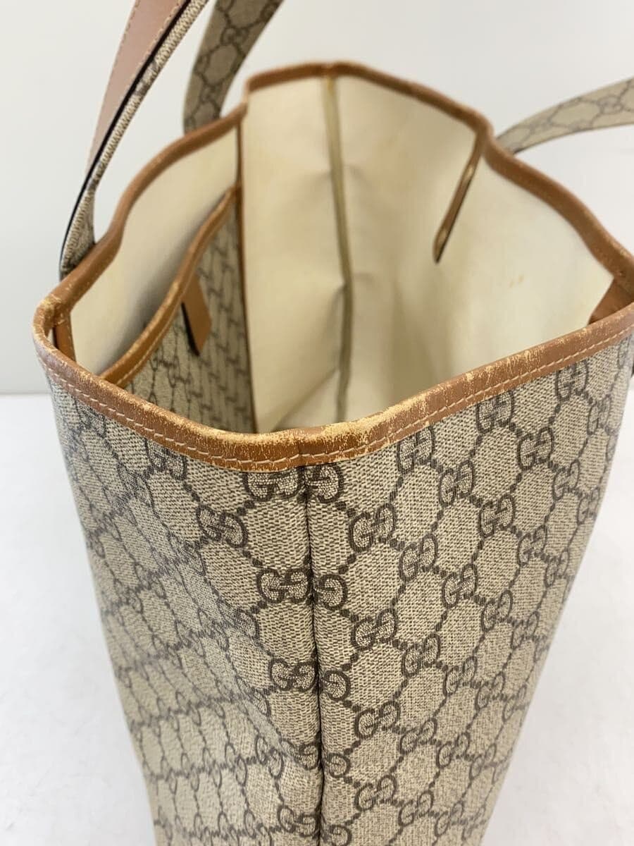 GUCCI tote bag -- BEG all-over pattern 211134 7
