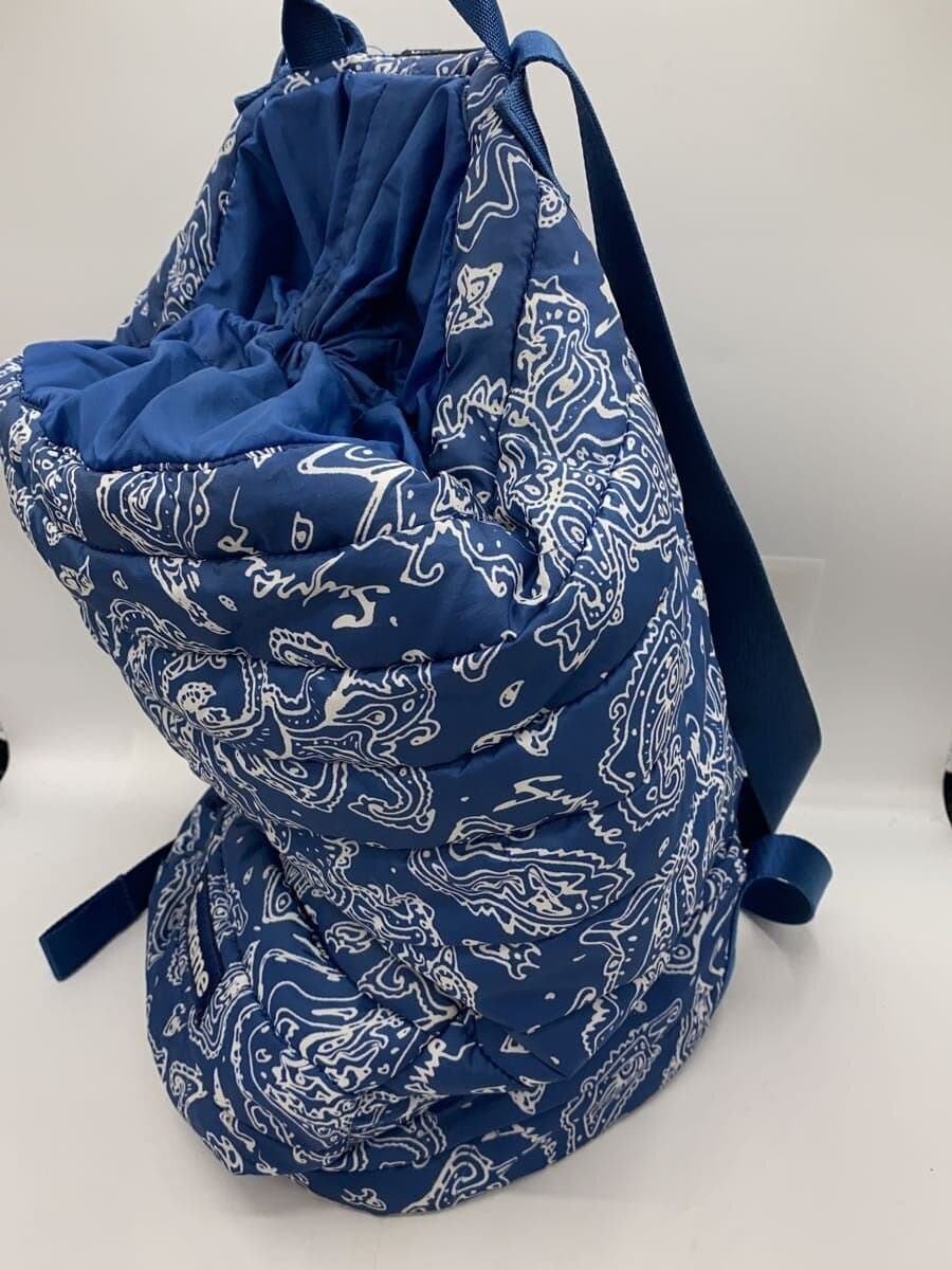 Supreme Backpack Polyester Blue All-over pattern 2