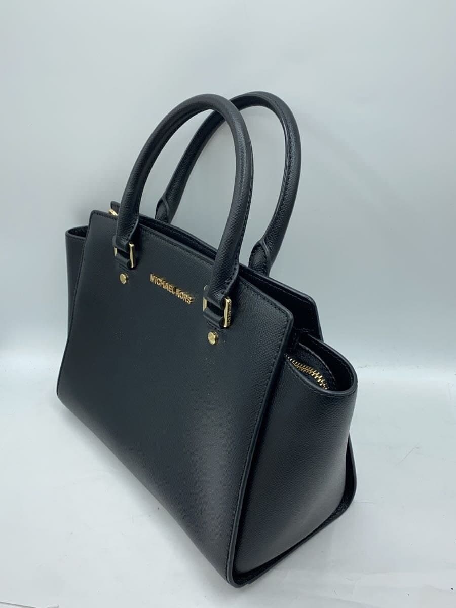 MICHAEL KORS Tote Bag Leather BLK 2