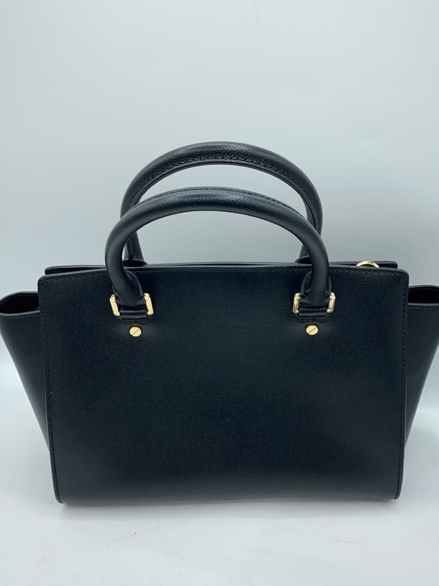 MICHAEL KORS Tote Bag Leather BLK 3