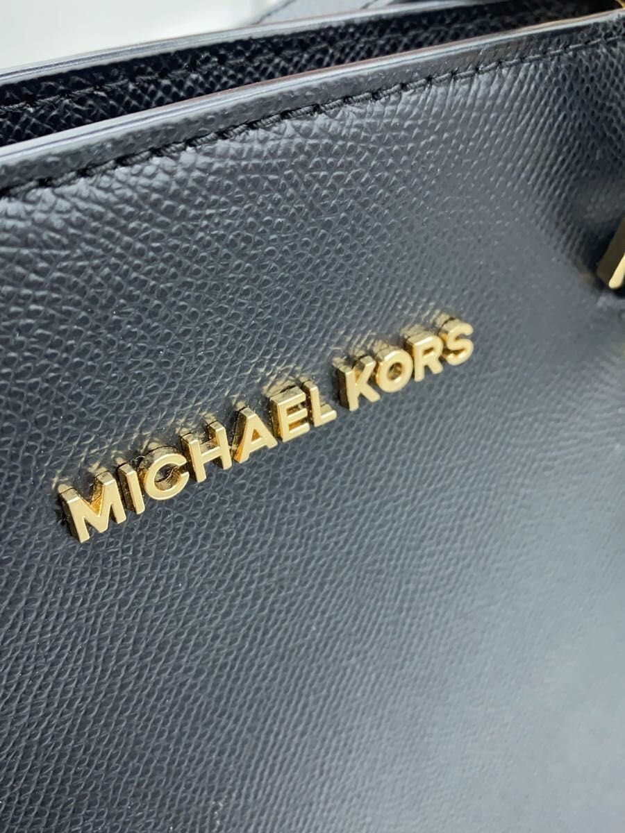 MICHAEL KORS Tote Bag Leather BLK 5