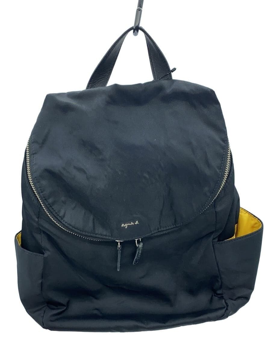 agnes b. Backpack Polyester BLK