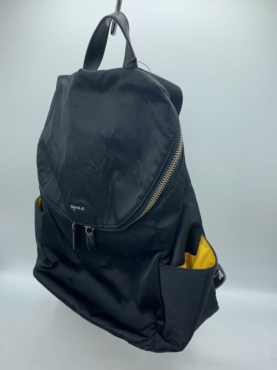 agnes b. Backpack Polyester BLK 2