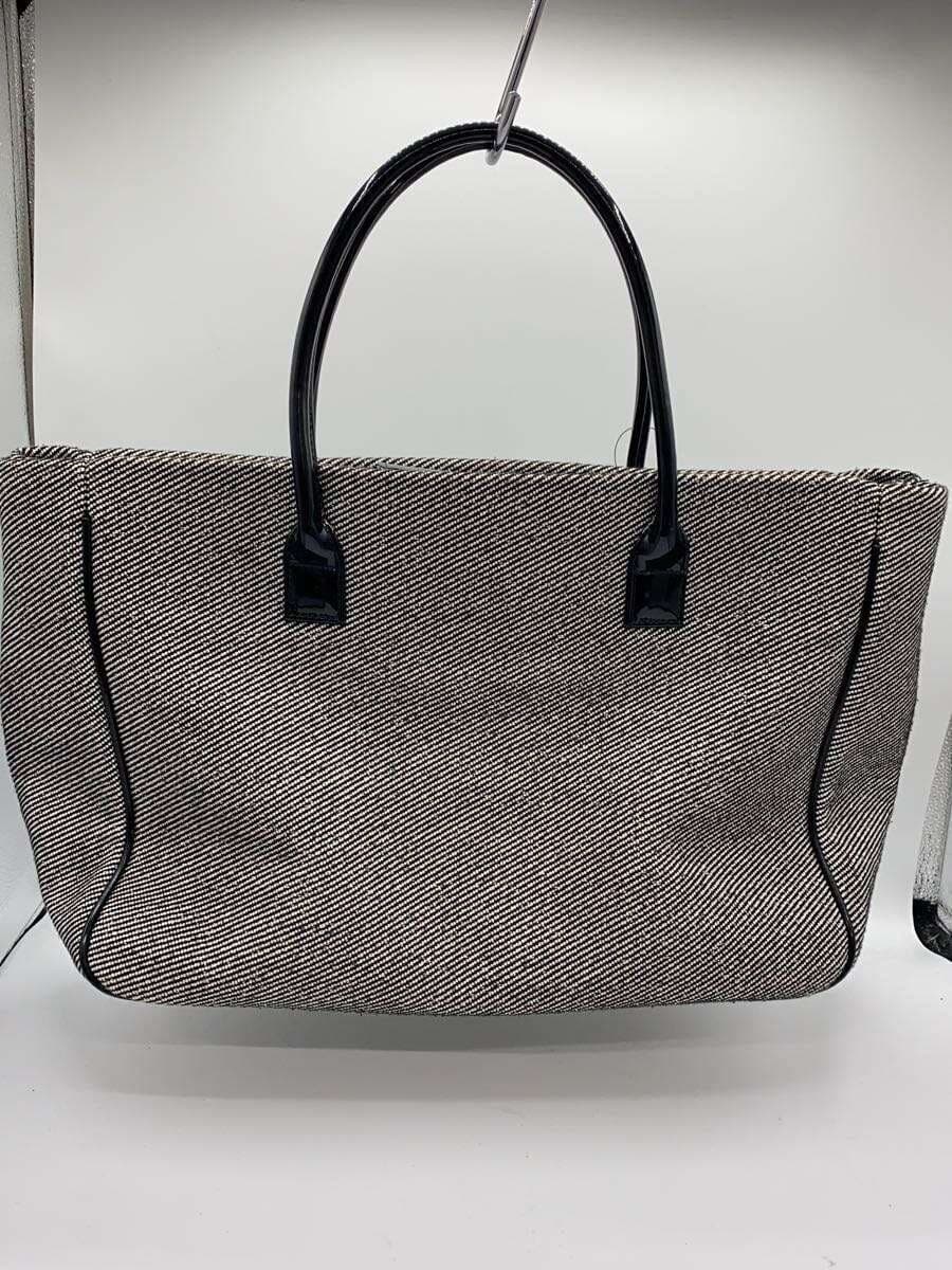 MARY QUANT Tote Bag Canvas BLK 3