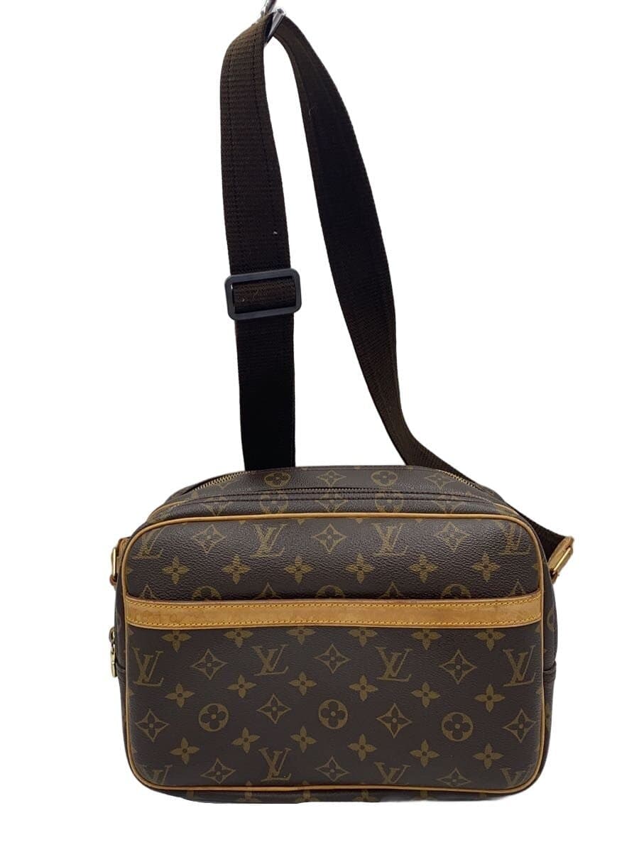 LOUIS VUITTON Reporter PM Monogram Canvas PVC BRW M45254