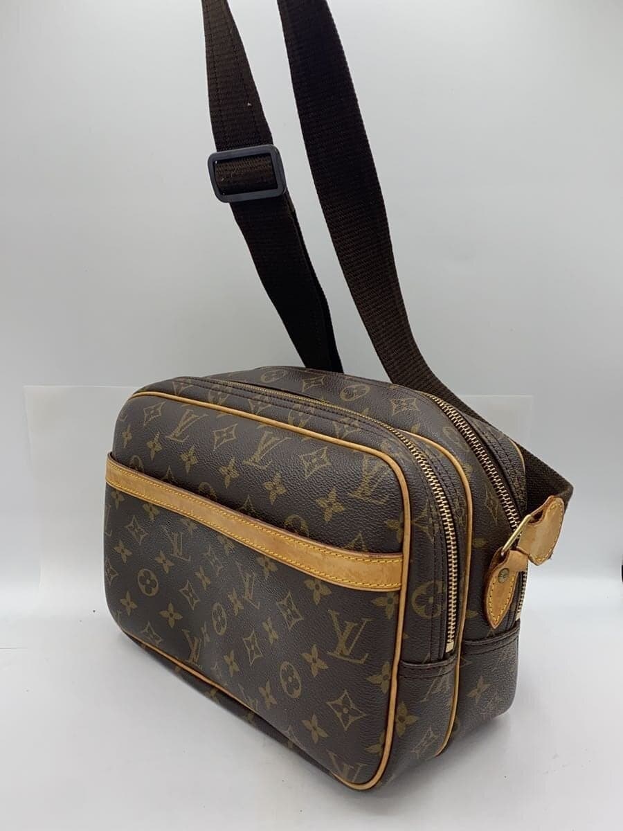 LOUIS VUITTON Reporter PM Monogram Canvas PVC BRW M45254 2