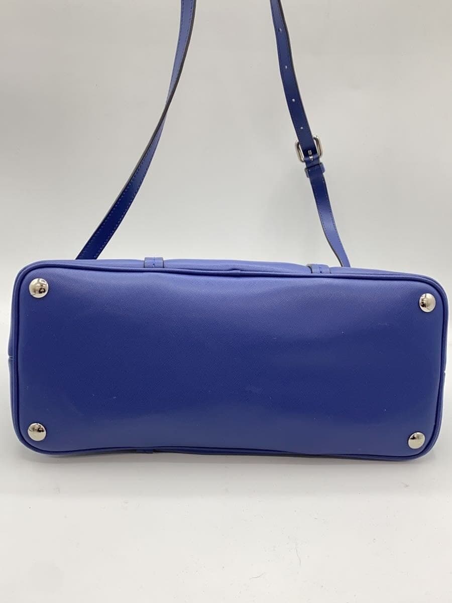 COACH Handbag_All Leather Leather BLU 4