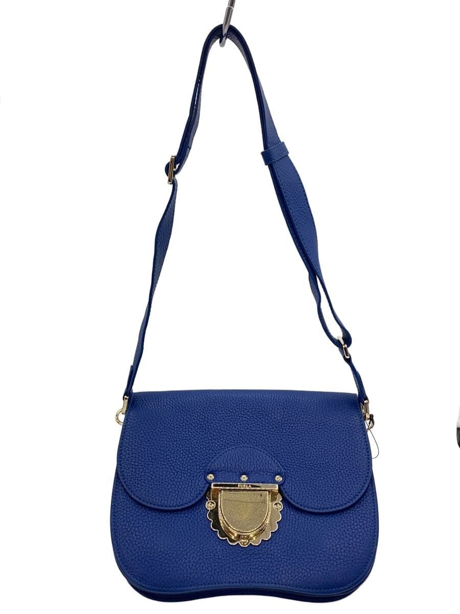 FURLA Shoulder Bag BLU Solid