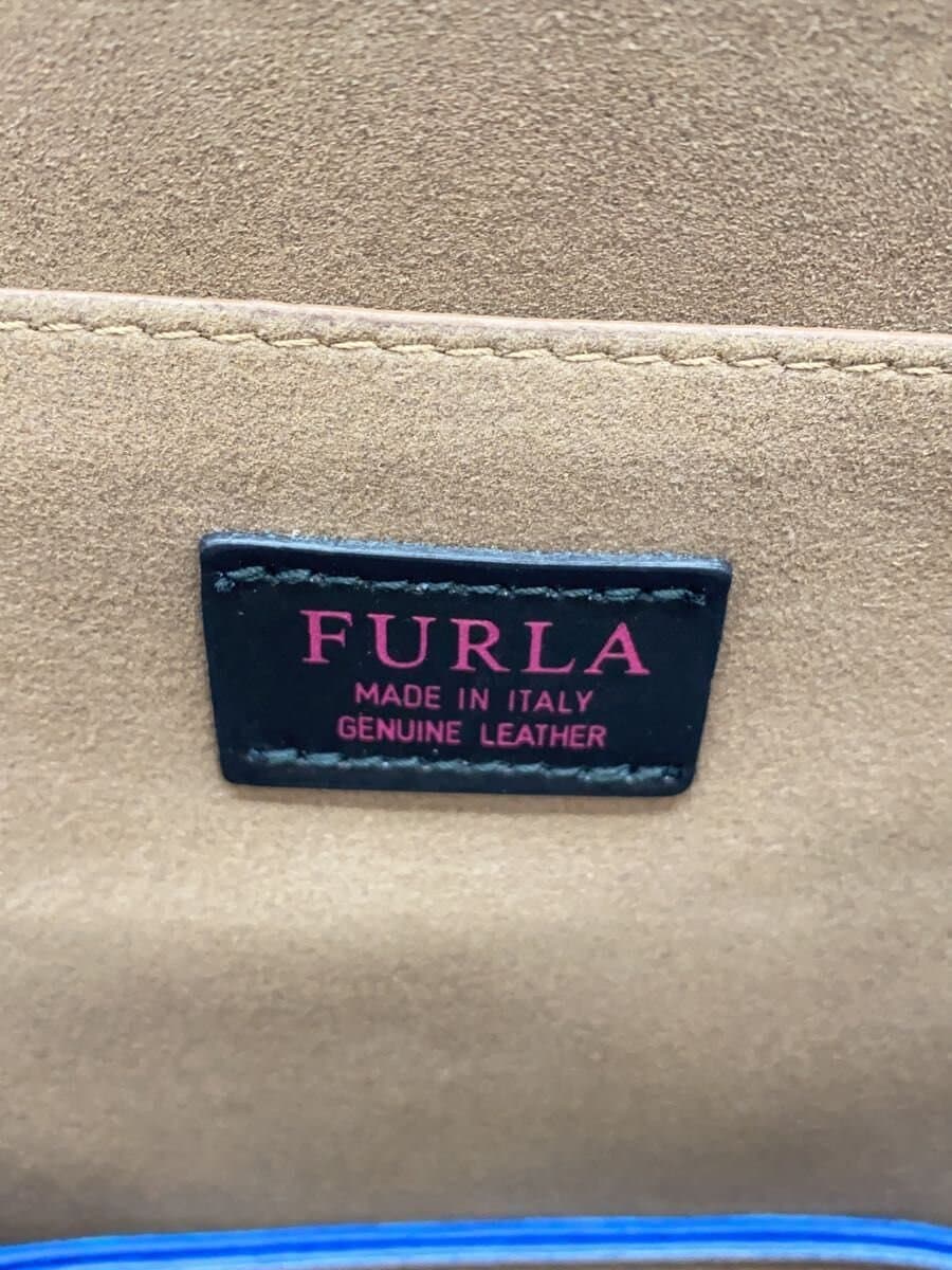 FURLA Shoulder Bag BLU Solid 5