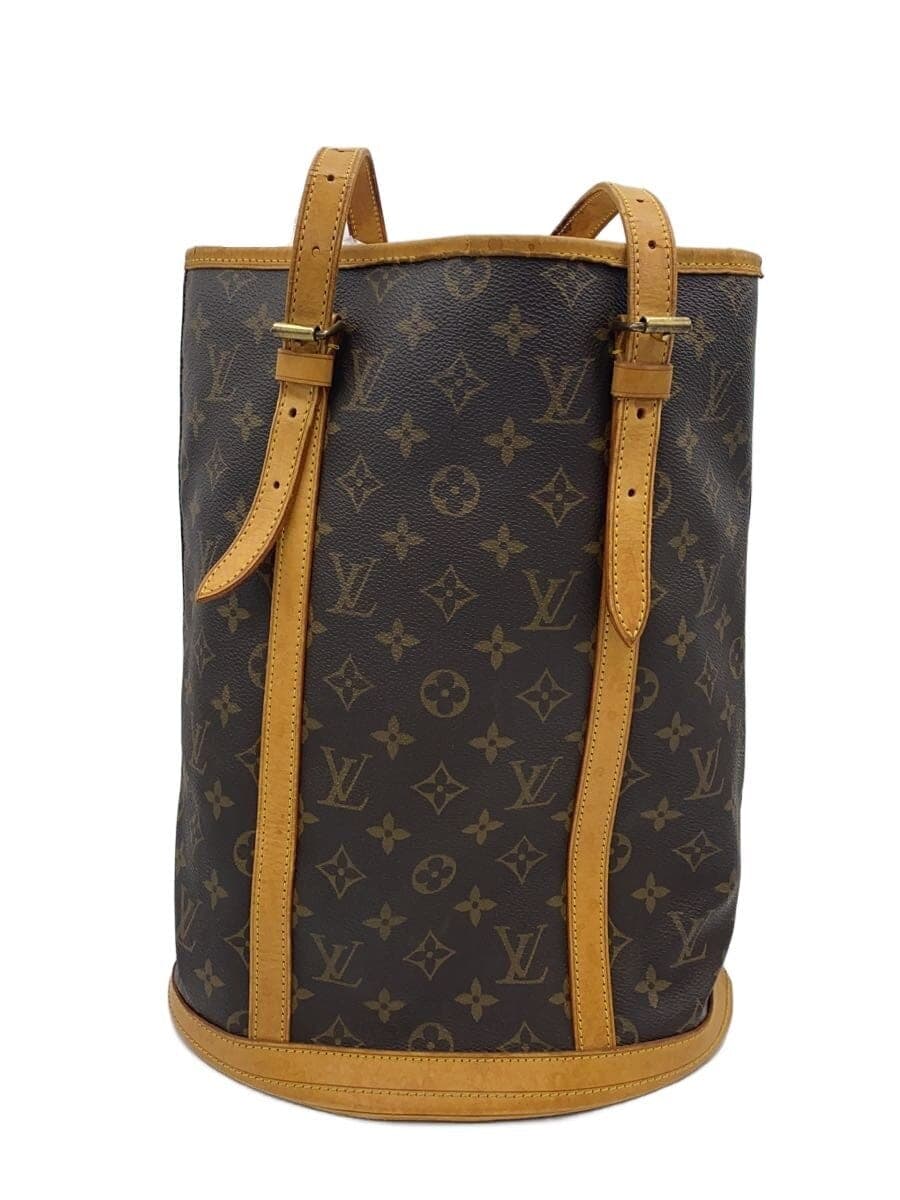 LOUIS VUITTON Bucket GM Monogram Canvas PVC BRW M42236