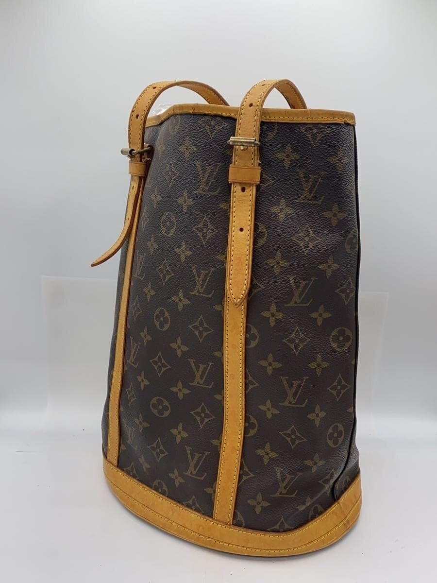 LOUIS VUITTON Bucket GM Monogram Canvas PVC BRW M42236 2