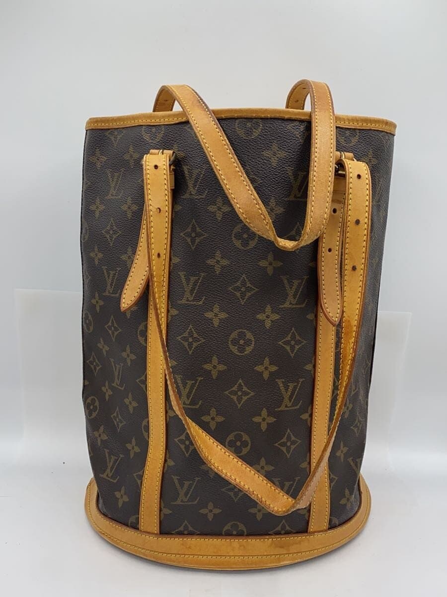 LOUIS VUITTON Bucket GM Monogram Canvas PVC BRW M42236 3