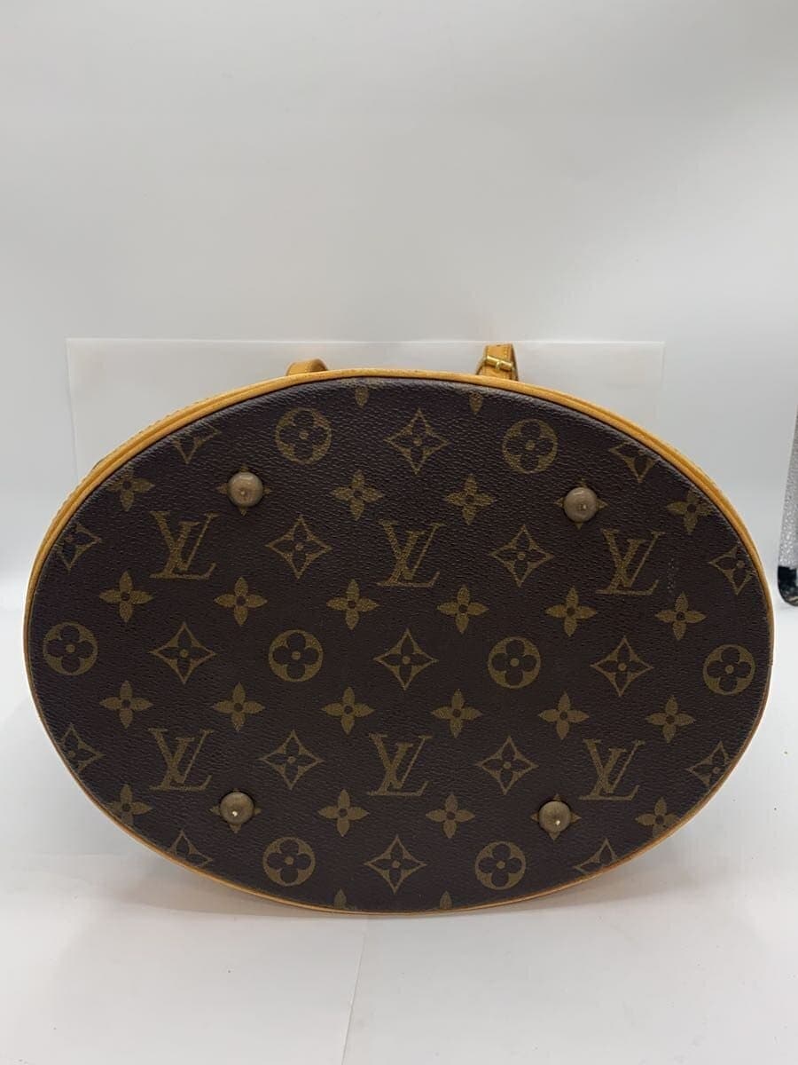 LOUIS VUITTON Bucket GM Monogram Canvas PVC BRW M42236 4