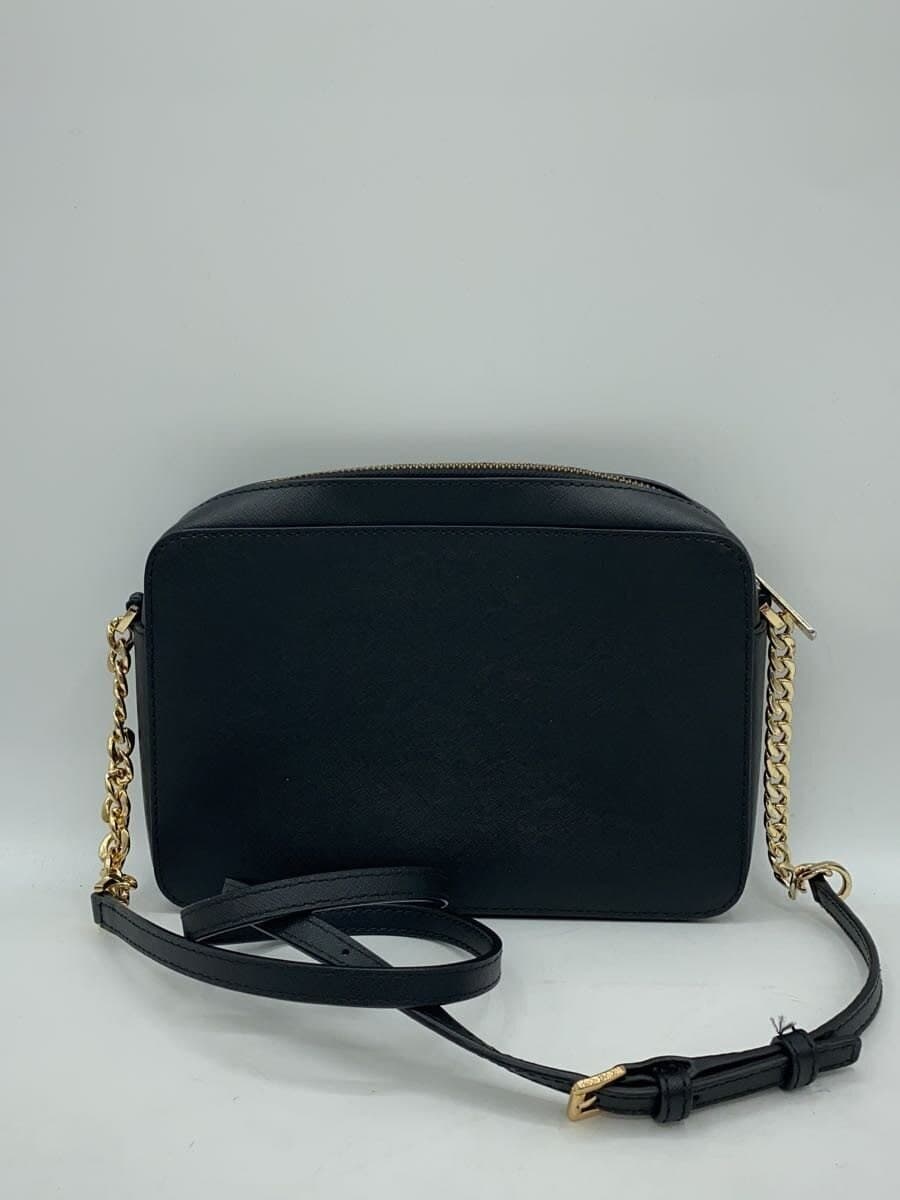 MICHAEL KORS Shoulder Bag Leather BLK 3