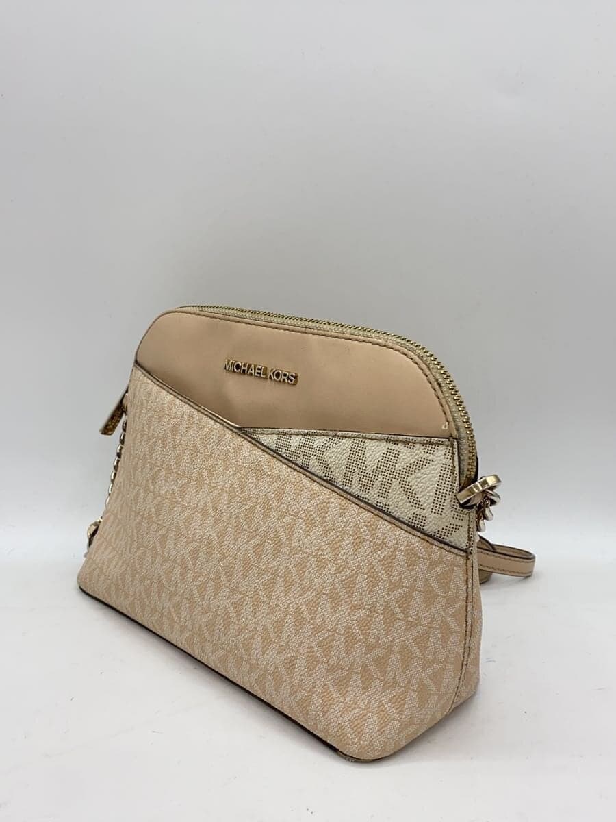 MICHAEL KORS Shoulder Bag Leather CRM 2