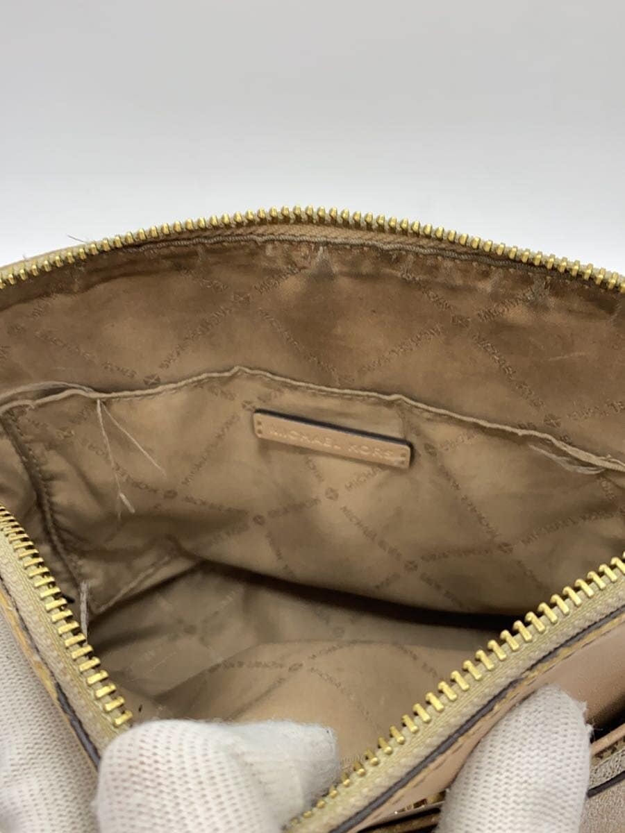 MICHAEL KORS Shoulder Bag Leather CRM 5