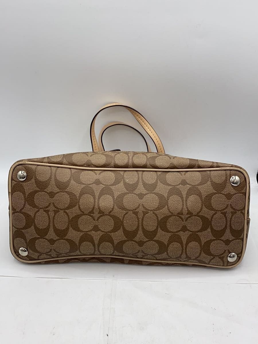 COACH Handbag Leather BRW All Over Pattern f26184 4