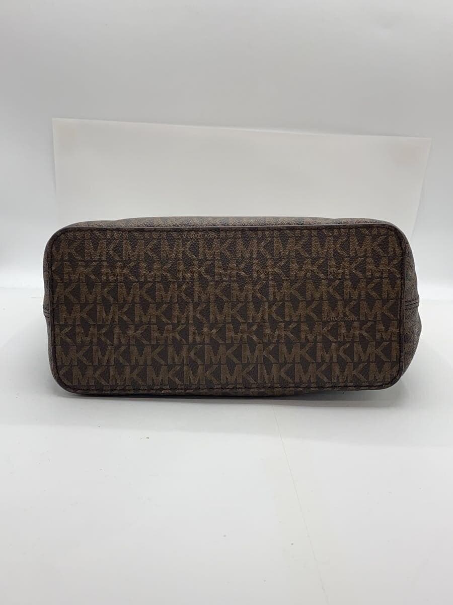 MICHAEL KORS handbag leather BRW all-over pattern 4