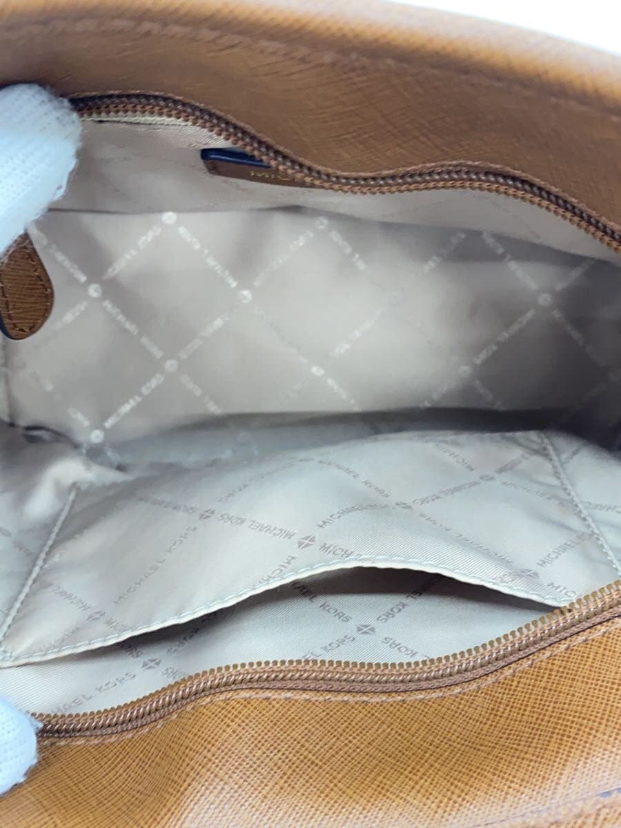 MICHAEL KORS handbag leather BRW all-over pattern 6