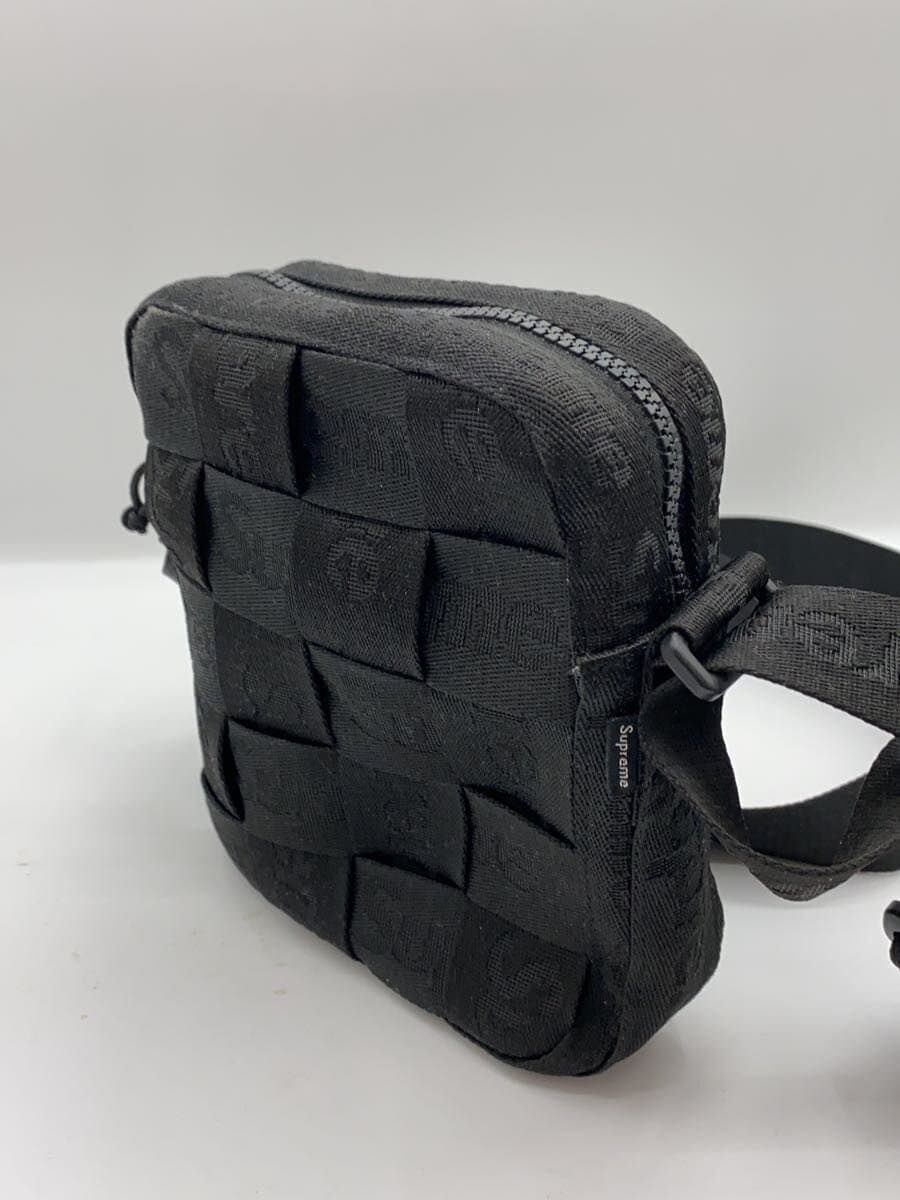 Supreme Woven Shoulder Bag Canvas BLK 2