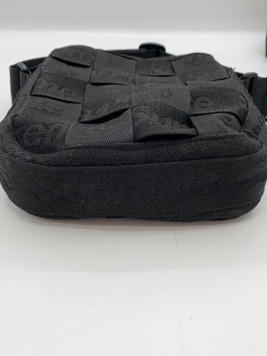 Supreme Woven Shoulder Bag Canvas BLK 4