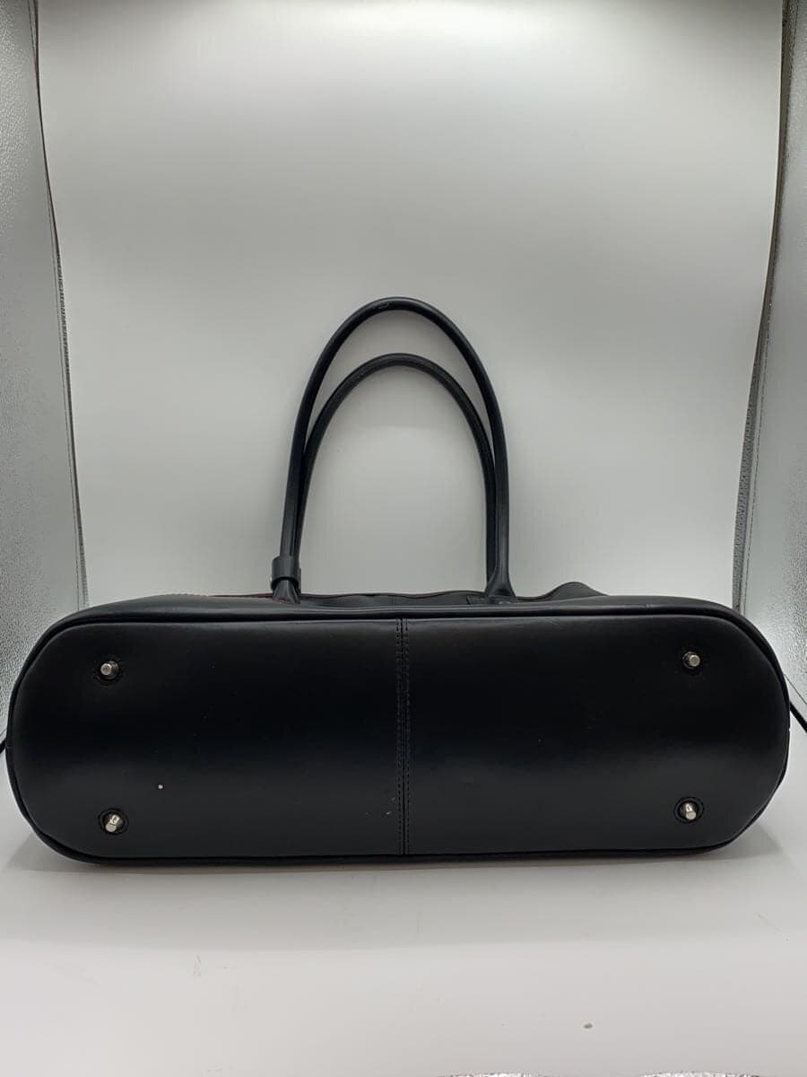 VARTIX tote bag leather black plain 4