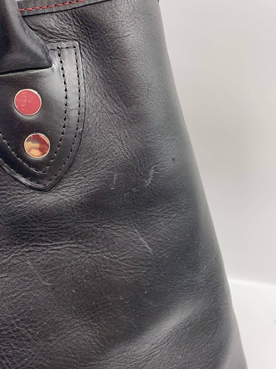 VARTIX tote bag leather black plain 8