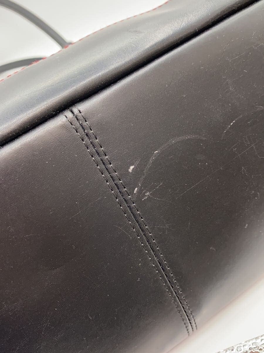 VARTIX tote bag leather black plain 9