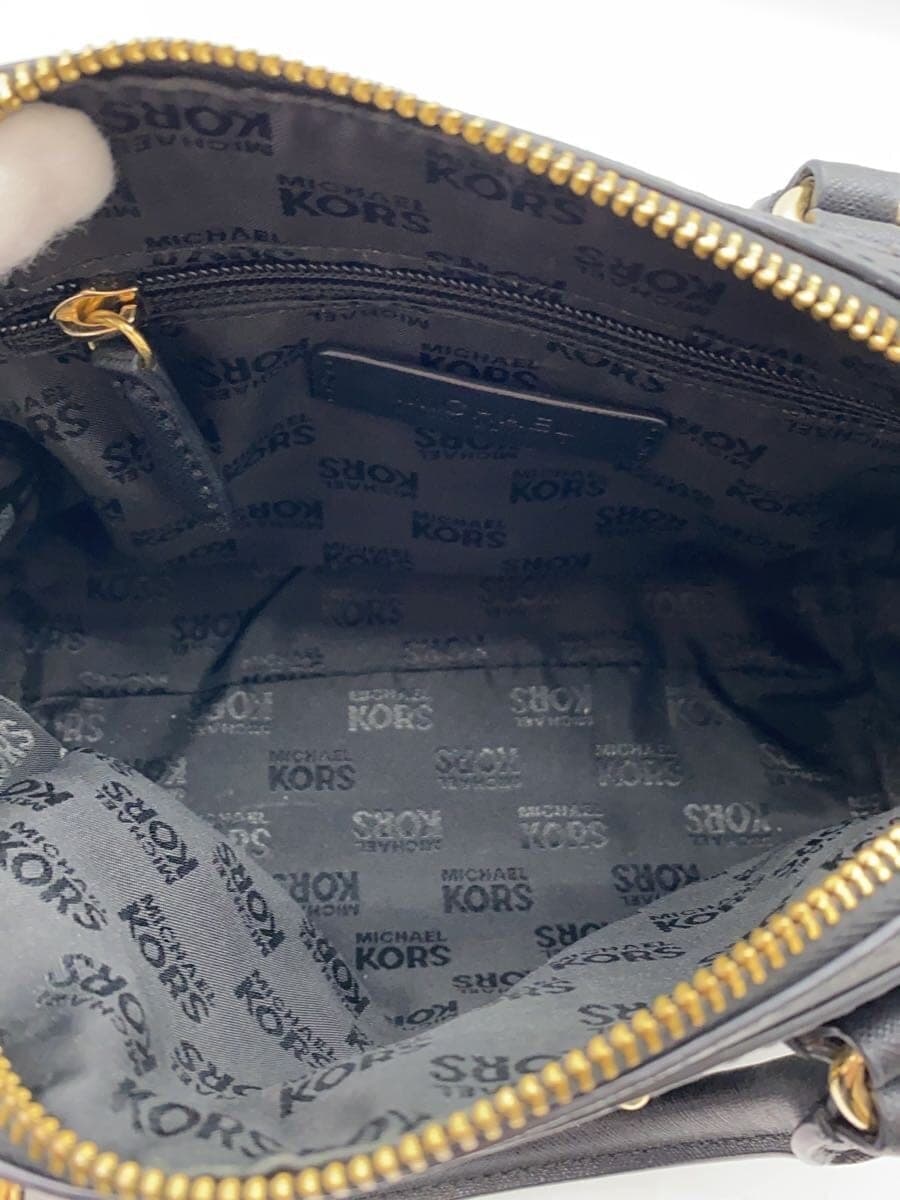 MICHAEL KORS2-Way Shoulder Bag Leather BLK PP-1606 6