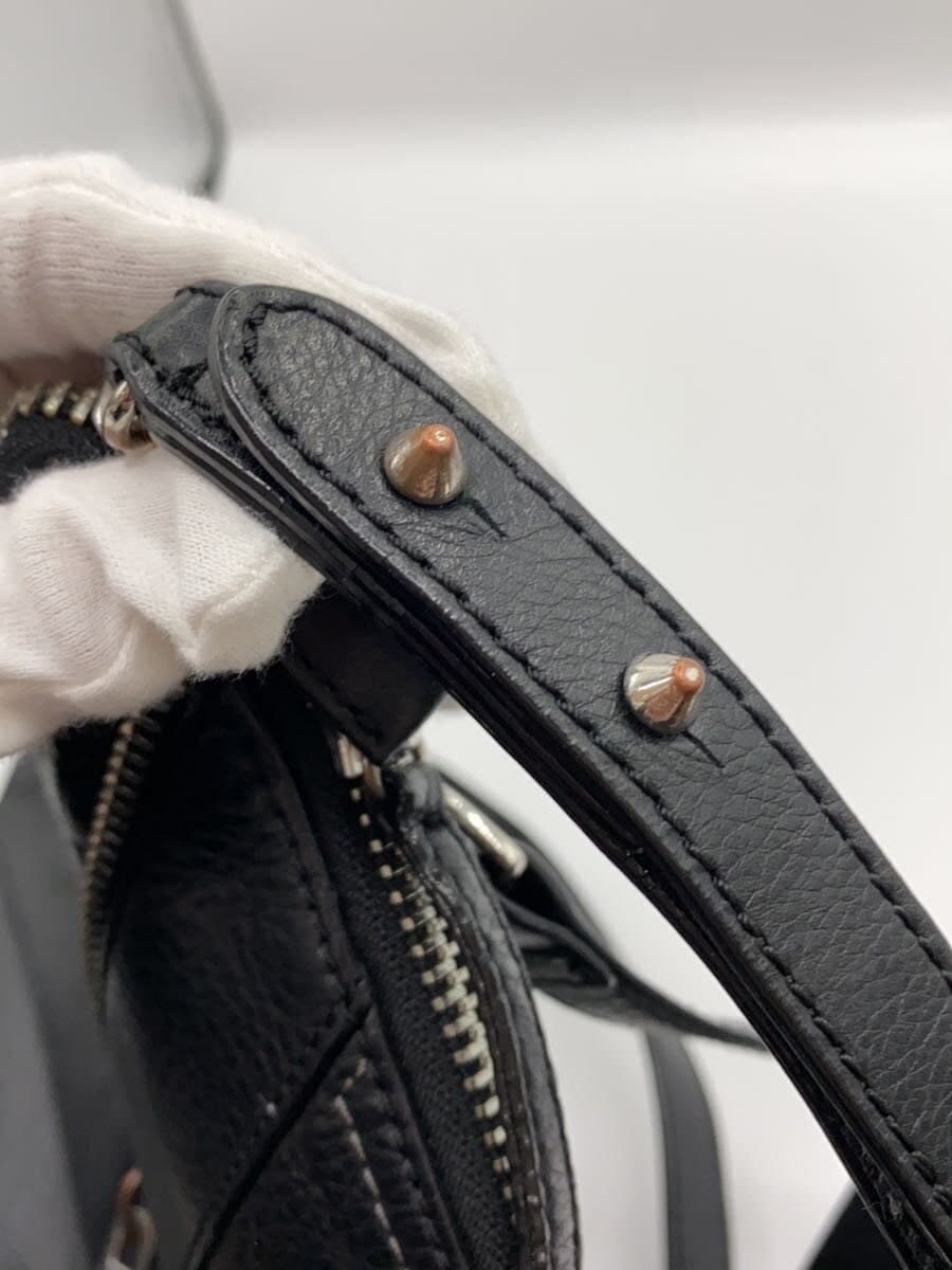 Diesel Fashion Shoulder Bag Leather BLK 9