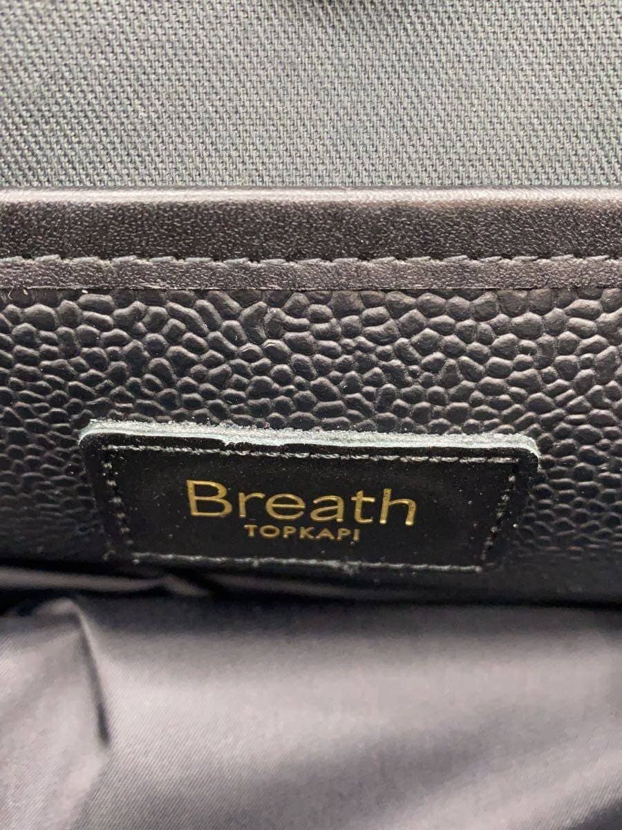BREATH Handbag Leather BLK 5