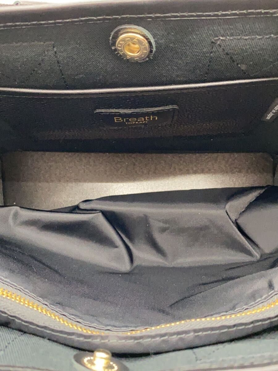 BREATH Handbag Leather BLK 7