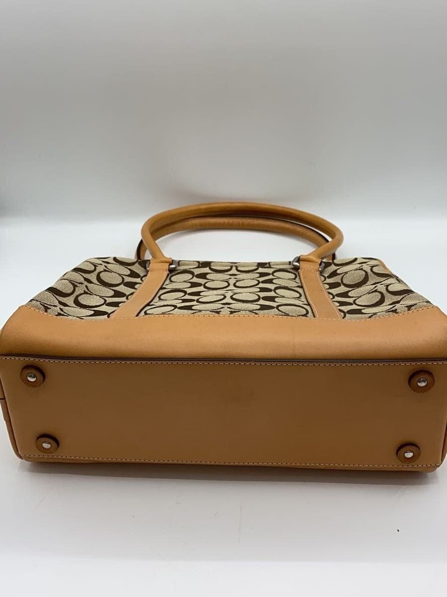 COACH Handbag Canvas CML All Over Pattern H1R 4