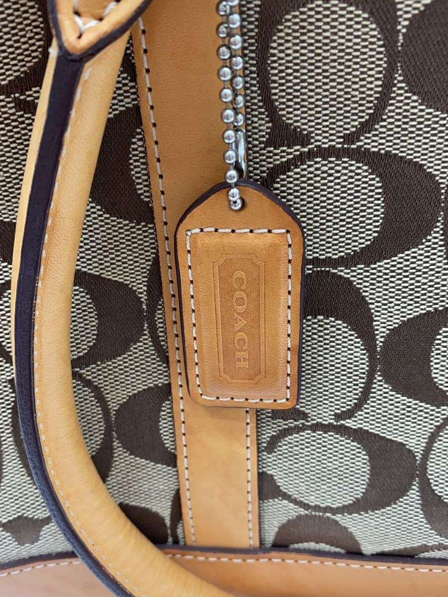 COACH Handbag Canvas CML All Over Pattern H1R 5