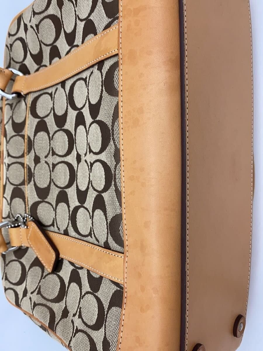 COACH Handbag Canvas CML All Over Pattern H1R 9