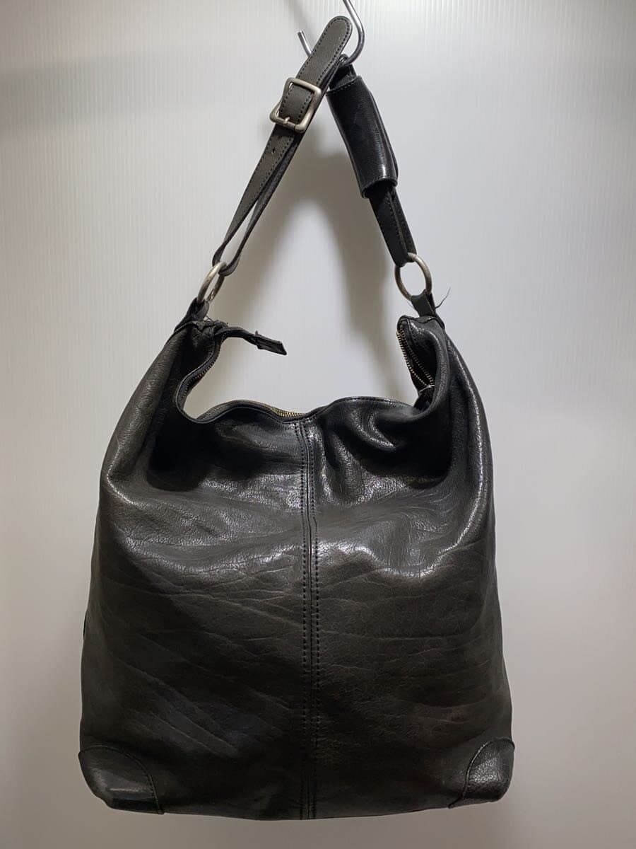 Other brand tote bag Leather BLK Plain 3
