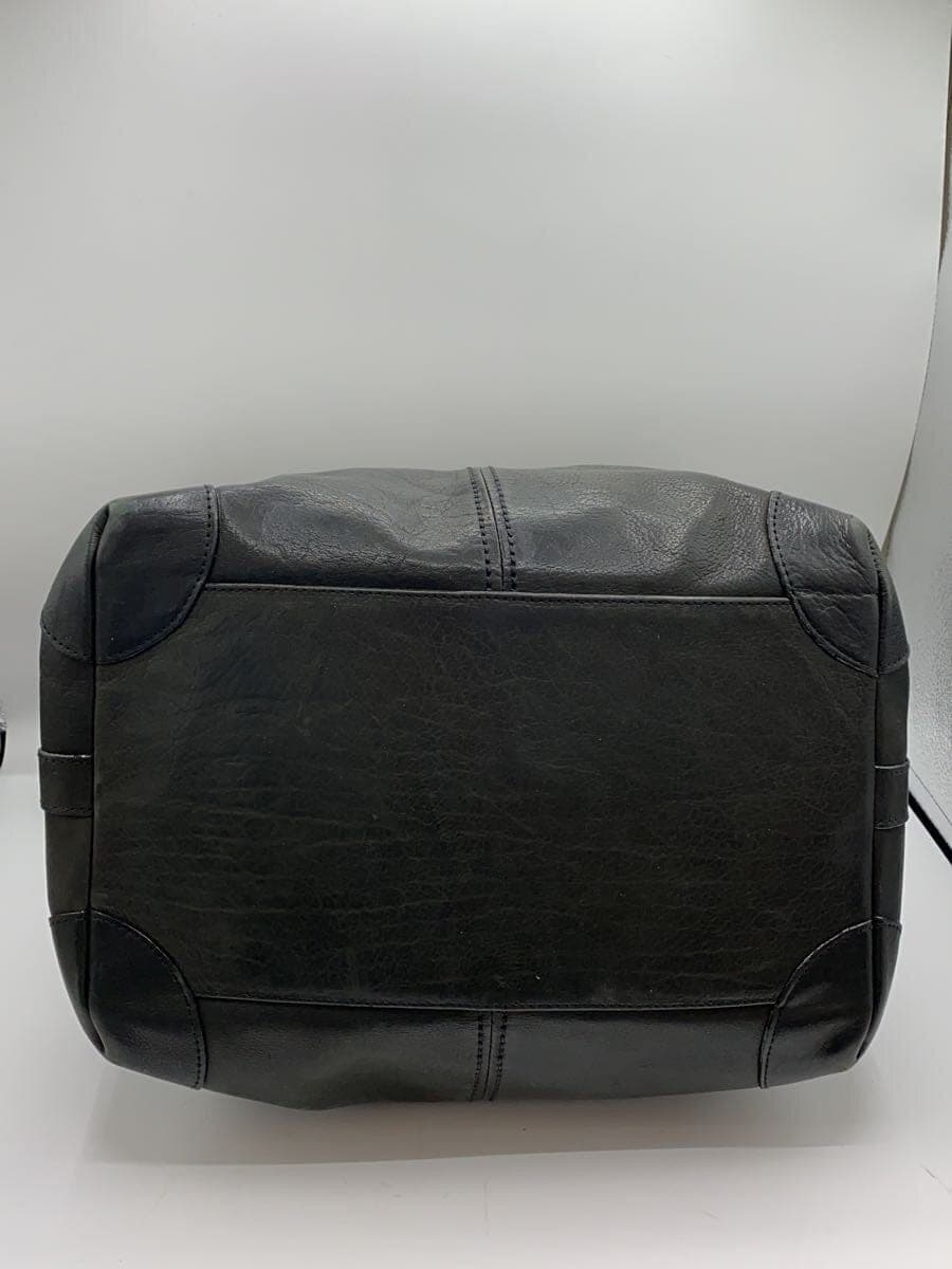 Other brand tote bag Leather BLK Plain 4