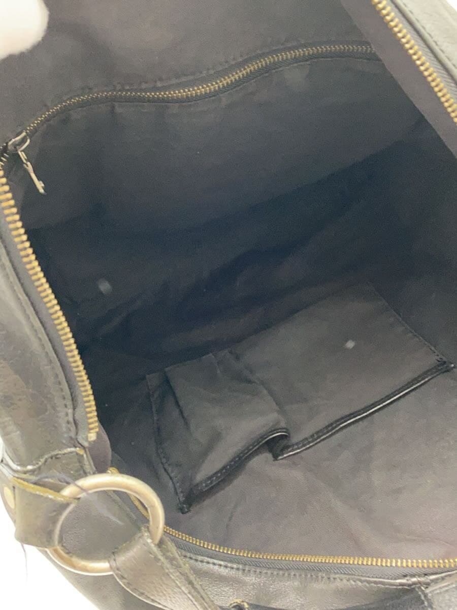 Other brand tote bag Leather BLK Plain 5