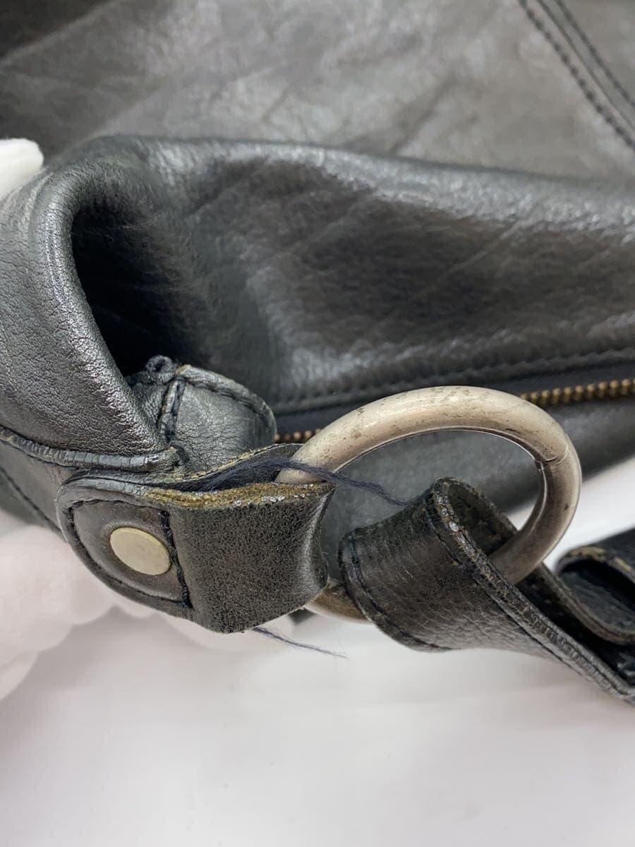 Other brand tote bag Leather BLK Plain 6