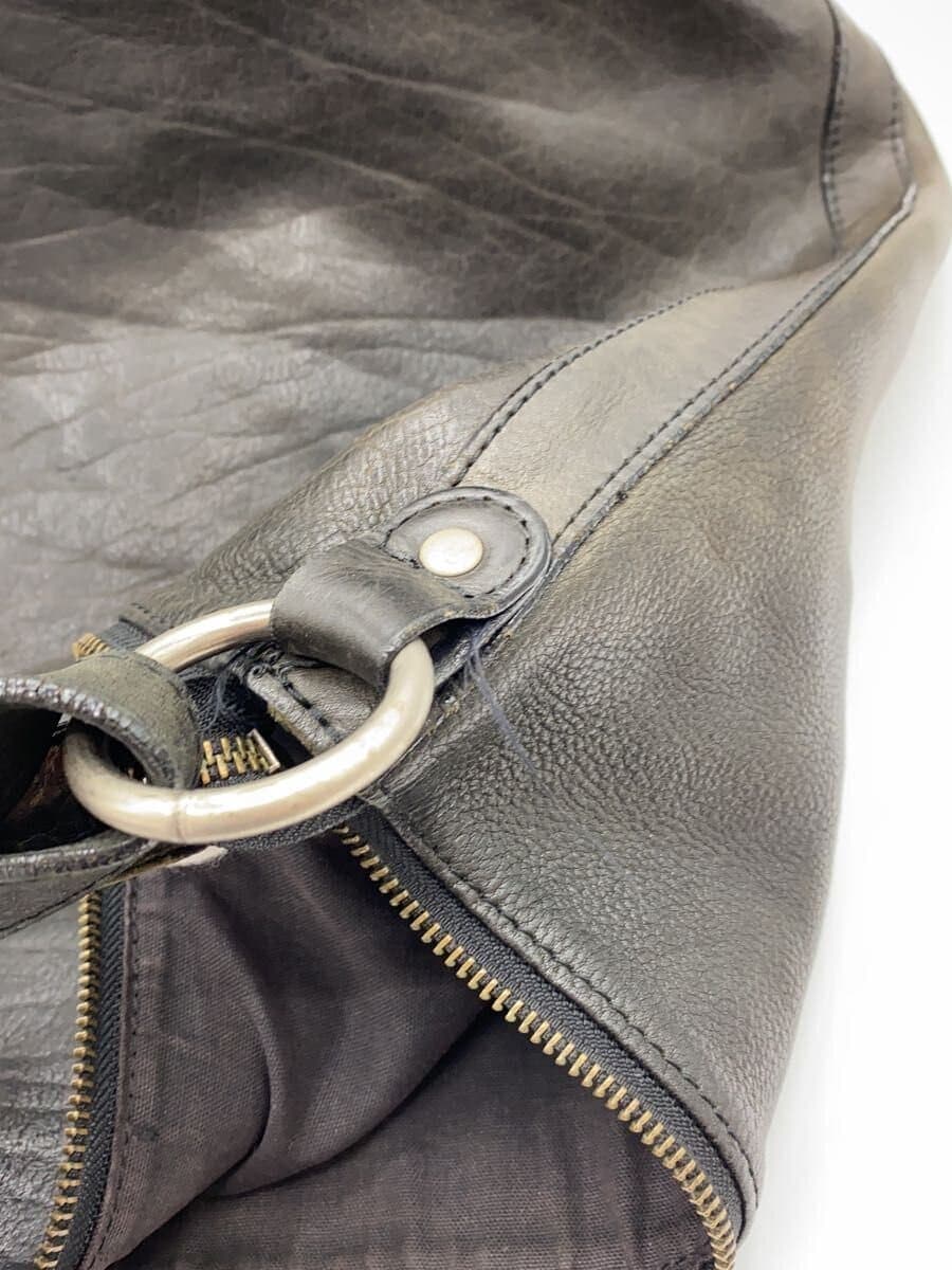 Other brand tote bag Leather BLK Plain 7