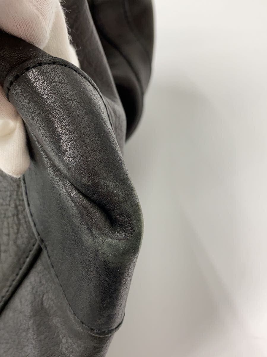 Other brand tote bag Leather BLK Plain 8