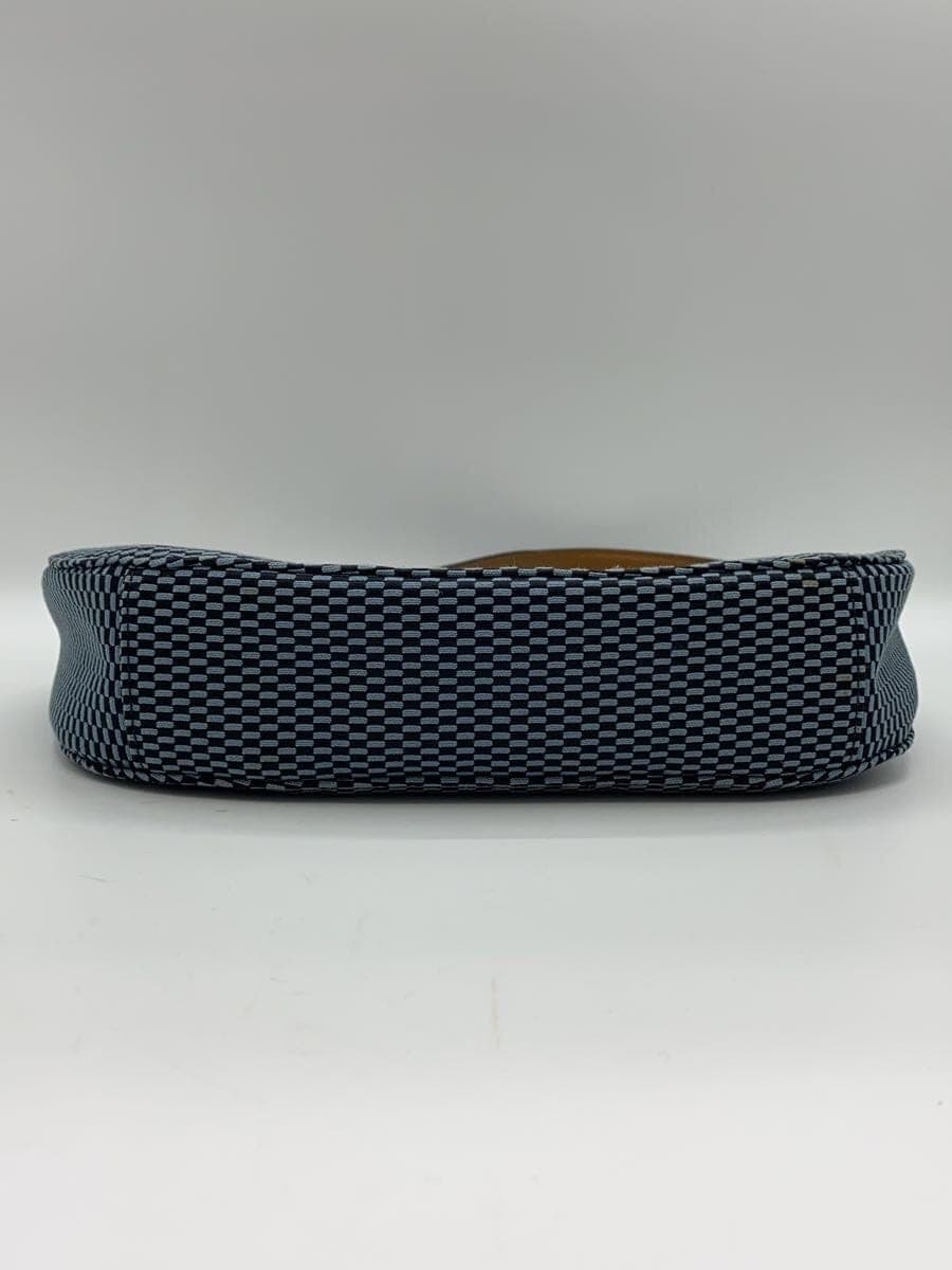 COACH Legacy Jacquard Handbag Canvas BLU Check 67367 4