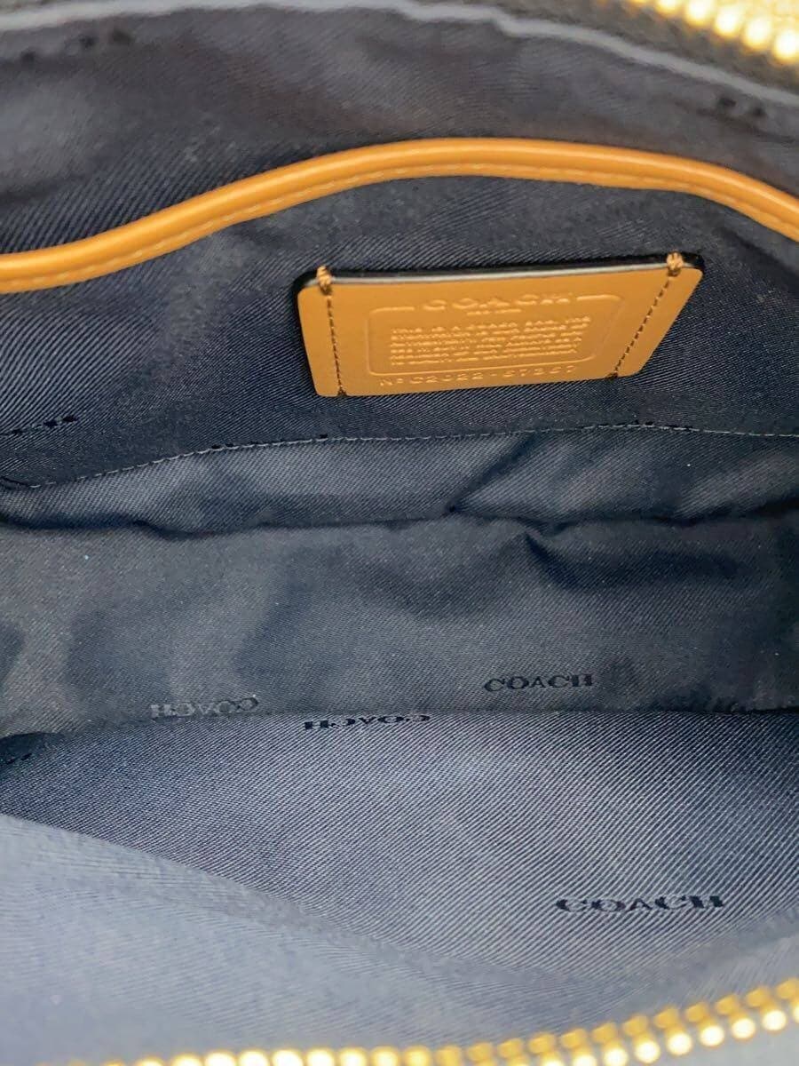 COACH Legacy Jacquard Handbag Canvas BLU Check 67367 6