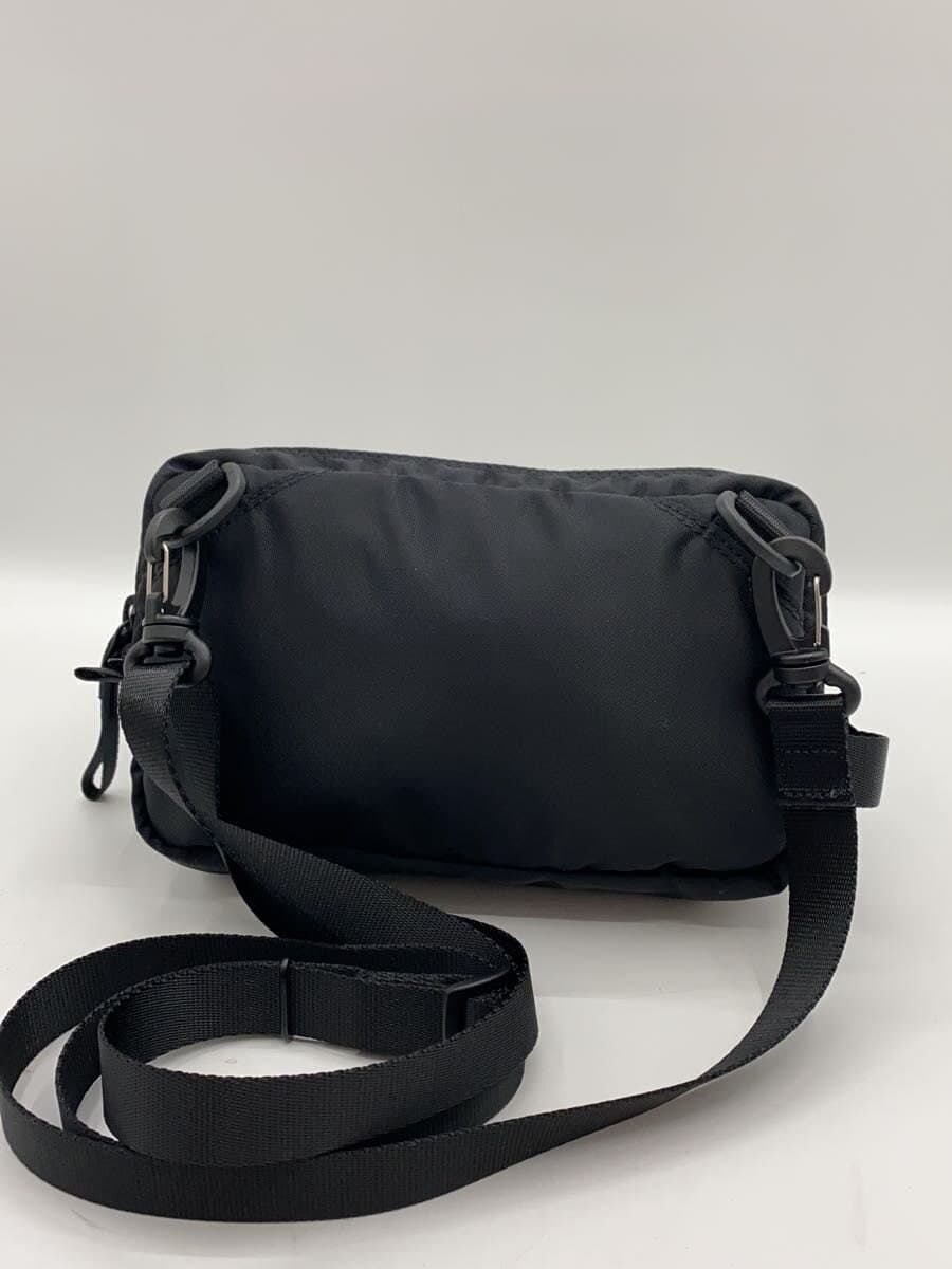 PORTER Compartment Shoulder Bag Nylon BLK Plain 538-16166-10 3