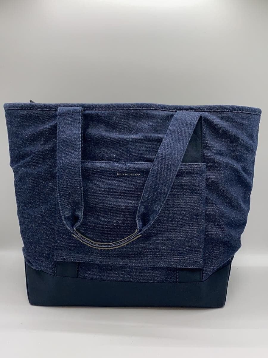 BLUE BLUE Tote Bag Denim IDG 3