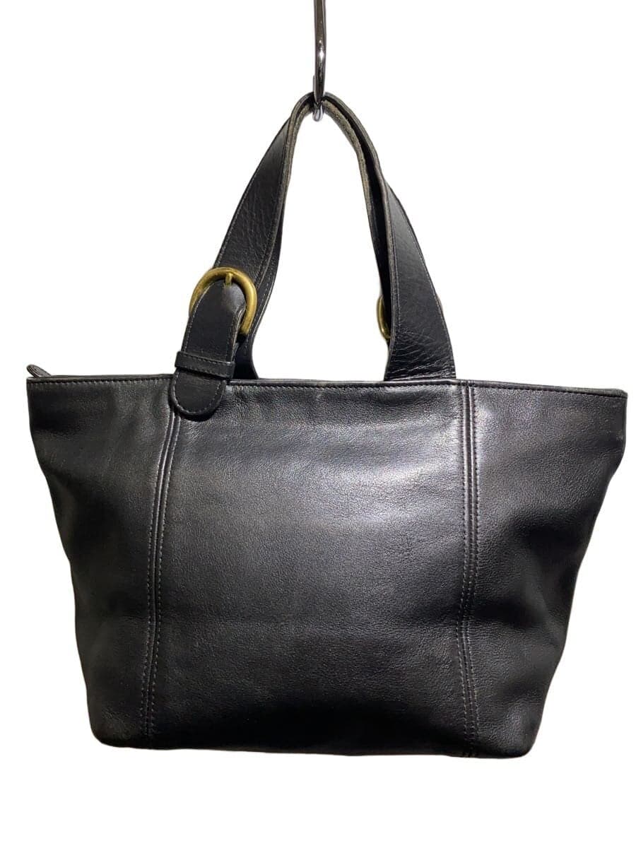 COACH handbag leather BLK 4133